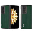 For Honor Magic V2 ABEEL Genuine Leather Luxury Series Phone Case(Night Green) - Honor Cases by PMC TechLife | Online Shopping South Africa | PMC TechLife | Buy Now Pay Later Mobicred