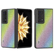 For Honor Magic V2 ABEEL Diamond Series Black Edge Phone Case(Rainbow) - Honor Cases by PMC TechLife | Online Shopping South Africa | PMC TechLife | Buy Now Pay Later Mobicred