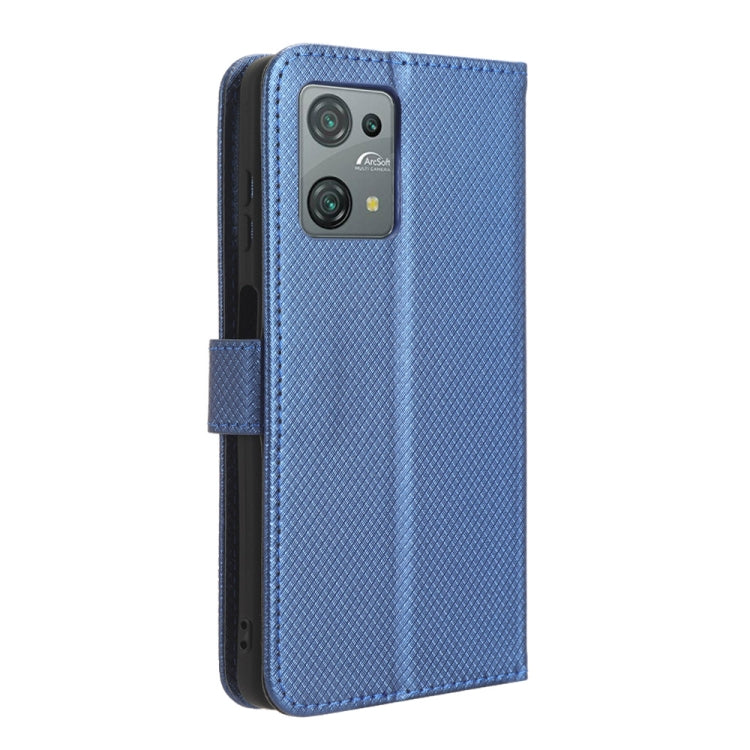 For Blackview Oscal C30 / C30 Pro Diamond Texture Leather Phone Case(Blue)
