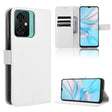 For Blackview Oscal C70 Diamond Texture Leather Phone Case(White) - More Brand by PMC TechLife | Online Shopping South Africa | PMC TechLife