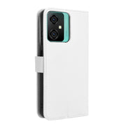 For Blackview Oscal C70 Diamond Texture Leather Phone Case(White)