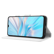 For Blackview Oscal C70 Diamond Texture Leather Phone Case(White)