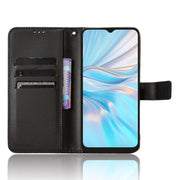 For Blackview Oscal C70 Diamond Texture Leather Phone Case(Black)