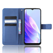 For Blackview A52 / A52 Pro Diamond Texture Leather Phone Case(Blue)