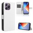 For Blackview A96 Diamond Texture Leather Phone Case(White) - free shipping - PMC TechLife - Order now!