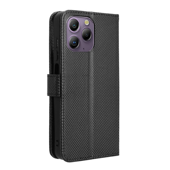 For Blackview A96 Diamond Texture Leather Phone Case(Black)