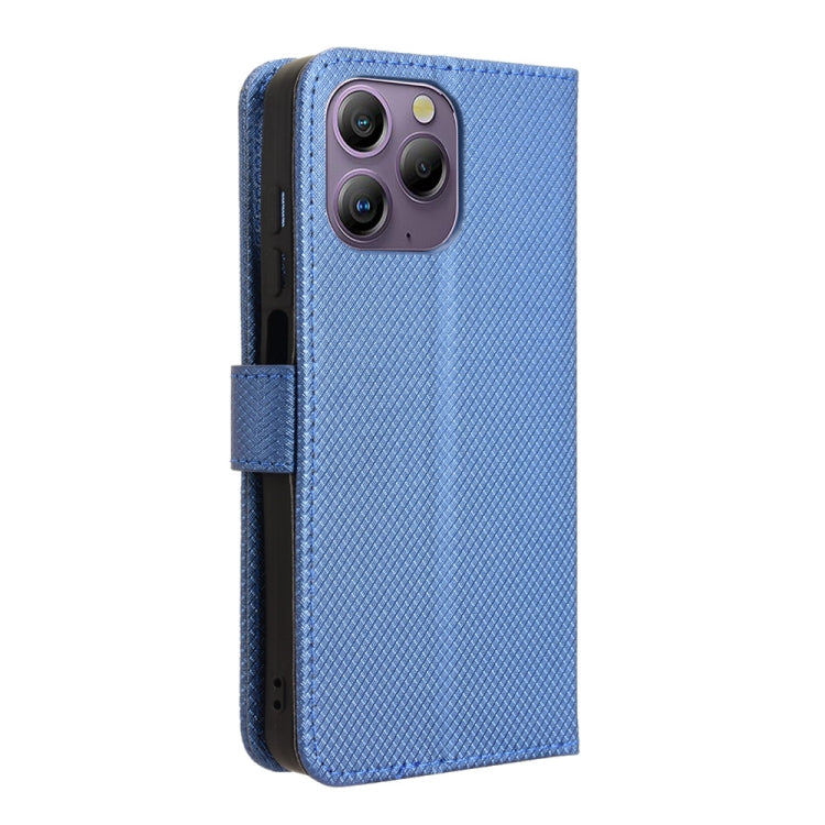 For Blackview A96 Diamond Texture Leather Phone Case(Blue)