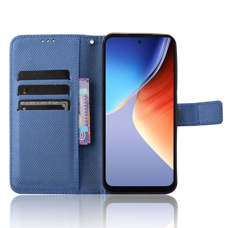 For Blackview A96 Diamond Texture Leather Phone Case(Blue)