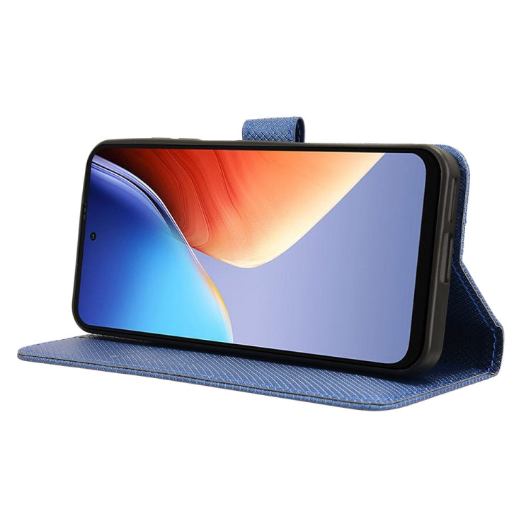 For Blackview A96 Diamond Texture Leather Phone Case(Blue)