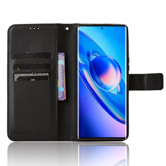 For Blackview A200 Pro Diamond Texture Leather Phone Case(Black)