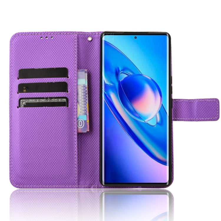 For Blackview A200 Pro Diamond Texture Leather Phone Case(Purple)