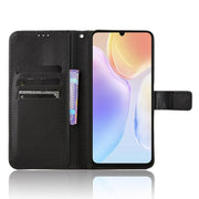 For Ulefone Note 20 Pro Diamond Texture Leather Phone Case(Black)