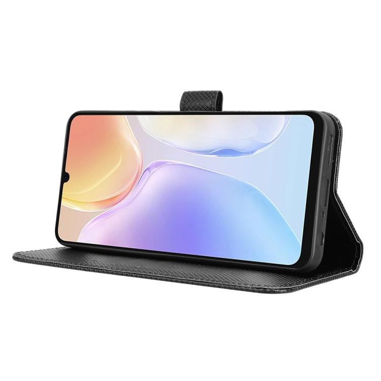 For Ulefone Note 20 Pro Diamond Texture Leather Phone Case(Black)