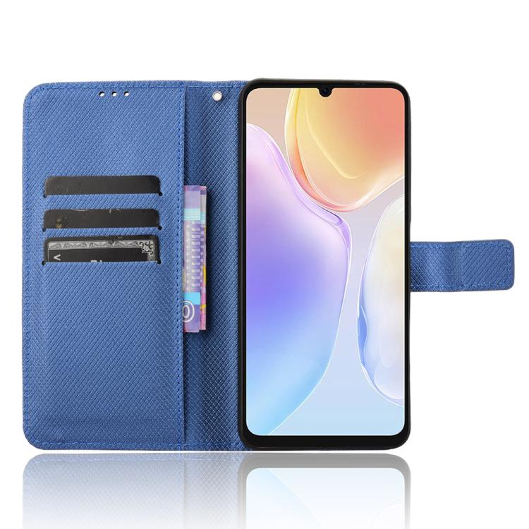 For Ulefone Note 20 Pro Diamond Texture Leather Phone Case(Blue)