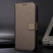 For Ulefone Note 20 Pro Diamond Texture Leather Phone Case(Brown)