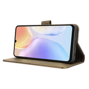 For Ulefone Note 20 Pro Diamond Texture Leather Phone Case(Brown)
