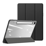For Samsung Galaxy Tab S10 FE / S9 FE / S9 DUX DUCIS TOBY Series Antiskid Leather Tablet Case with Sleep / Wake-up Function(Black)