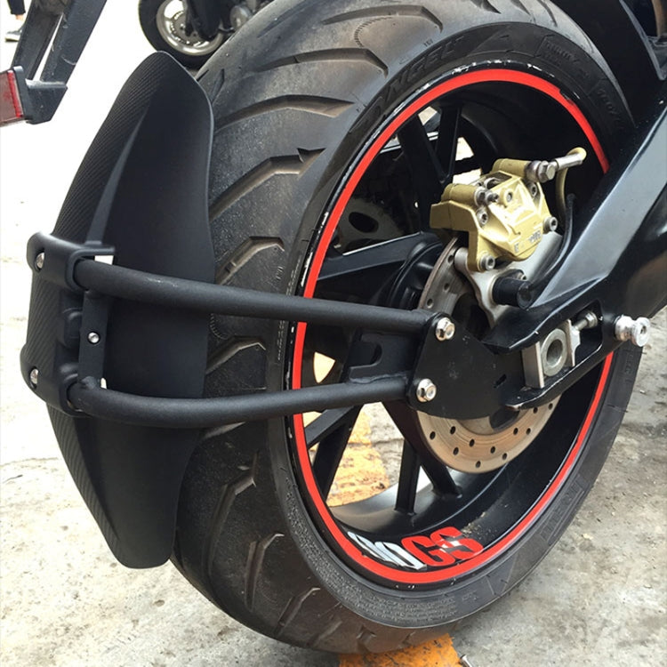 Motorcycle Stainless Steel Modified Rear Wheel Fender Dustproof Splash Flaps Mudguards Fender Guard, Style:A Style Foot