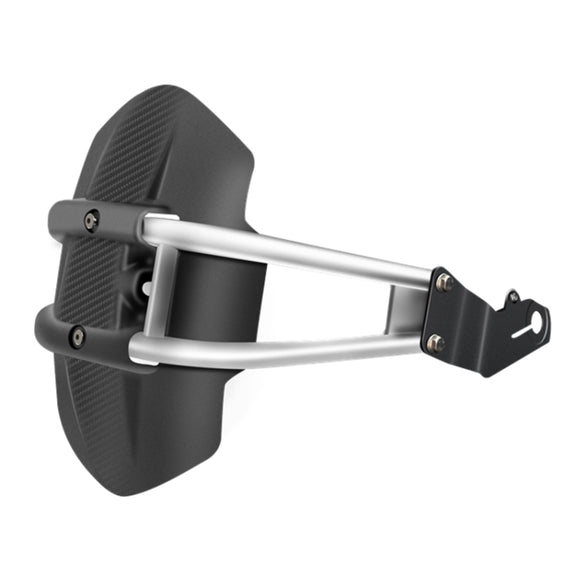 Motorcycle Stainless Steel Modified Rear Wheel Fender Dustproof Splash Flaps Mudguards Fender Guard, Style:D Style Foot