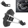 Motorcycle Stainless Steel Modified Rear Wheel Fender Dustproof Splash Flaps Mudguards Fender Guard, Style:E Style Foot - free shipping - PMC TechLife - Order now!