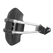 Motorcycle Stainless Steel Modified Rear Wheel Fender Dustproof Splash Flaps Mudguards Fender Guard, Style:E Style Foot