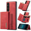 For Sony Xperia 1 V DG.MING M1 Series 3-Fold Multi Card Wallet + Magnetic Phone Case(Red) - Sony Cases by DG.MING | Online Shopping South Africa | PMC TechLife | Buy Now Pay Later Mobicred