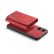 For Sony Xperia 10 VI DG.MING M1 Series 3-Fold Multi Card Wallet + Magnetic Phone Case(Red)