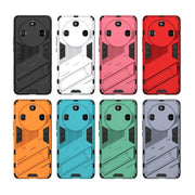 For Honor X50 5G Global / X9B Punk Armor 2 in 1 PC + TPU Phone Case with Holder(Green)