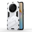For Honor X50 5G Global / X9B Punk Armor 2 in 1 PC + TPU Phone Case with Holder(White) - Honor Cases by PMC TechLife | Online Shopping South Africa | PMC TechLife | Buy Now Pay Later Mobicred
