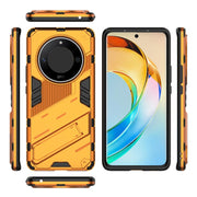 For Honor X50 5G Global / X9B Punk Armor 2 in 1 PC + TPU Phone Case with Holder(Orange)