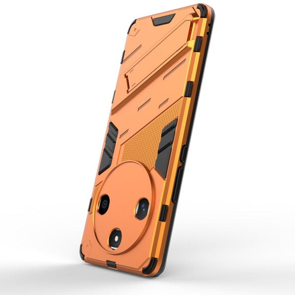For Honor X50 5G Global / X9B Punk Armor 2 in 1 PC + TPU Phone Case with Holder(Orange)