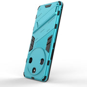 For Honor X50 5G Global / X9B Punk Armor 2 in 1 PC + TPU Phone Case with Holder(Blue)