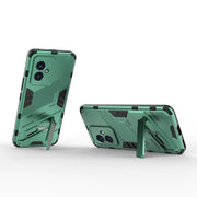 For Honor 100 5G Punk Armor 2 in 1 PC + TPU Phone Case with Holder(Green)
