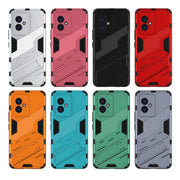 For Honor 100 5G Punk Armor 2 in 1 PC + TPU Phone Case with Holder(Green)