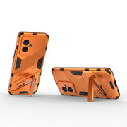 For Honor 100 5G Punk Armor 2 in 1 PC + TPU Phone Case with Holder(Orange)