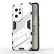 For Honor 100 Pro 5G Punk Armor 2 in 1 PC + TPU Phone Case with Holder(White) - Honor Cases by PMC TechLife | Online Shopping South Africa | PMC TechLife | Buy Now Pay Later Mobicred