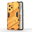 For Honor 100 Pro 5G Punk Armor 2 in 1 PC + TPU Phone Case with Holder(Orange) - Honor Cases by PMC TechLife | Online Shopping South Africa | PMC TechLife | Buy Now Pay Later Mobicred