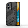 For Honor 90 GT 5G Punk Armor 2 in 1 PC + TPU Phone Case with Holder(Black) - Honor Cases by PMC TechLife | Online Shopping South Africa | PMC TechLife | Buy Now Pay Later Mobicred
