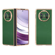 For Huawei Mate X5 Genuine Leather Mino Series Nano Plating Phone Case(Green) - free shipping - PMC TechLife - Order now!