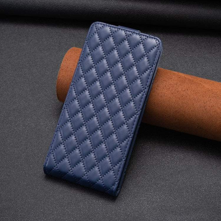For Nokia G42 5G Diamond Lattice Vertical Flip Leather Phone Case(Blue)