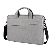 For 13.3 inch ST01S Water-resistant Oxford Laptop Diagonal Shoulder Handbag(Light Grey)