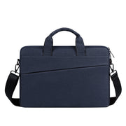 For 14.1 inch ST01S Water-resistant Oxford Laptop Diagonal Shoulder Handbag(Navy Blue)