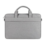 For 15.6 inch ST01S Water-resistant Oxford Laptop Diagonal Shoulder Handbag(Light Grey)