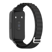 For Huawei Band 8 / 9 / 10 Mijobs Nylon Breathable Watch Band(Black)