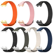 For Huawei Band 8 / 9 / 10 Mijobs Nylon Breathable Watch Band(Black)