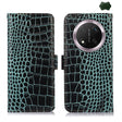For Honor X9c 5G Global Crocodile Top Layer Cowhide Leather Phone Case(Green) - Honor Cases by PMC TechLife | Online Shopping South Africa | PMC TechLife | Buy Now Pay Later Mobicred