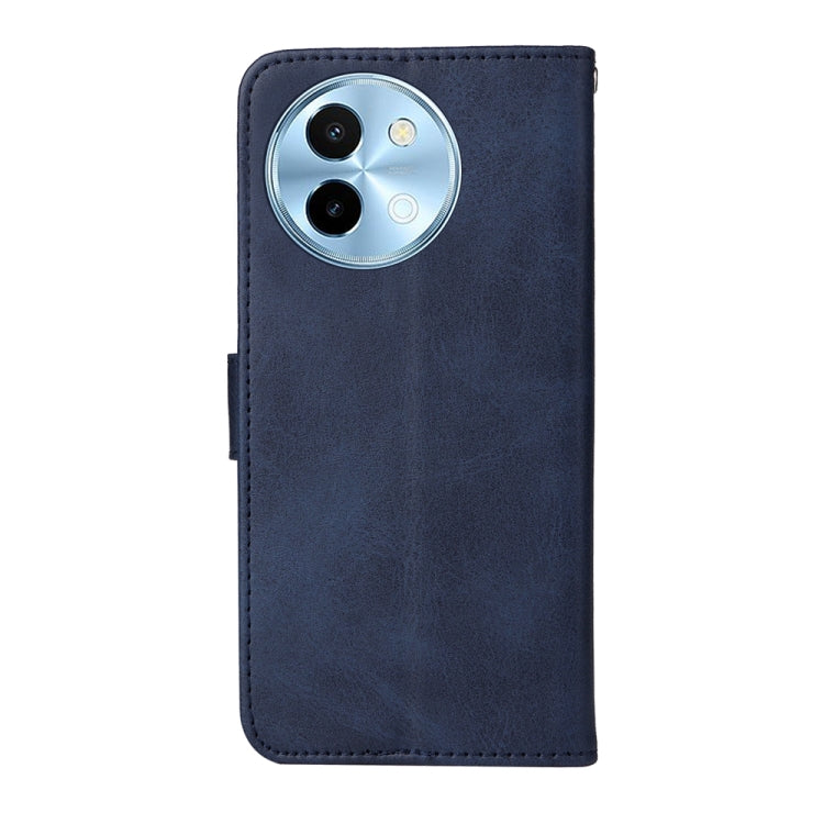 For vivo Y38 5G / T3x 5G Global Classic Calf Texture Flip Leather Phone Case(Blue)