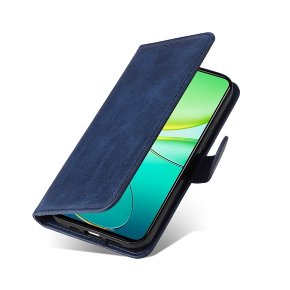 For vivo Y38 5G / T3x 5G Global Classic Calf Texture Flip Leather Phone Case(Blue)