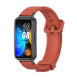 For Huawei Band 8 / 9 / 10 Mijobs Silicone Breathable Watch Band(Orange+Black) - free shipping - PMc TechLife - Order now!