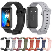 For Huawei Band 8 / 9 / 10 Mijobs Silicone Breathable Watch Band(Orange+Gold)